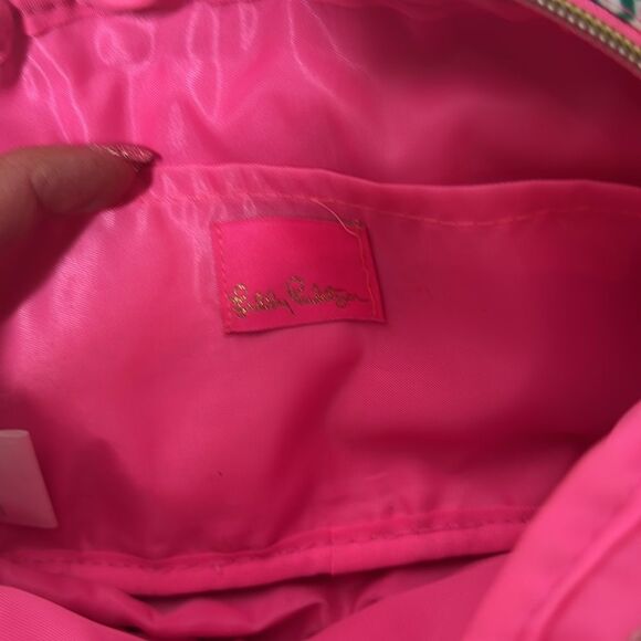 Lilly Pulitzer Jeanie Belt Bag In Soleil Pink Perfect Poppy. New Without Tag. - Picture 7 of 10